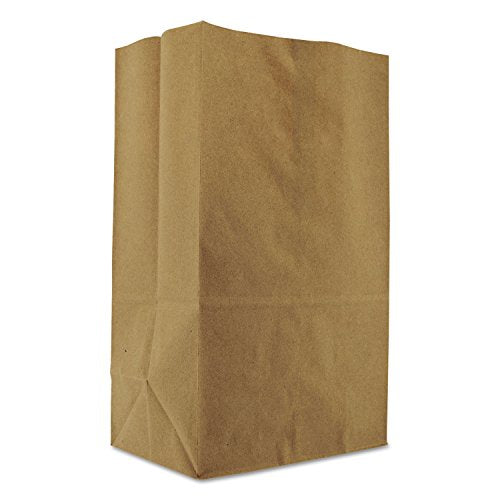 Natural Grocery Sack Squat Paper Bag in Brown 500ct