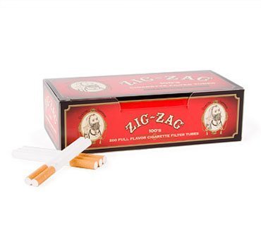 Zig Zag Full Flavor 100mm Cigarette Tubes (5 Boxes) 200 Count Per Box