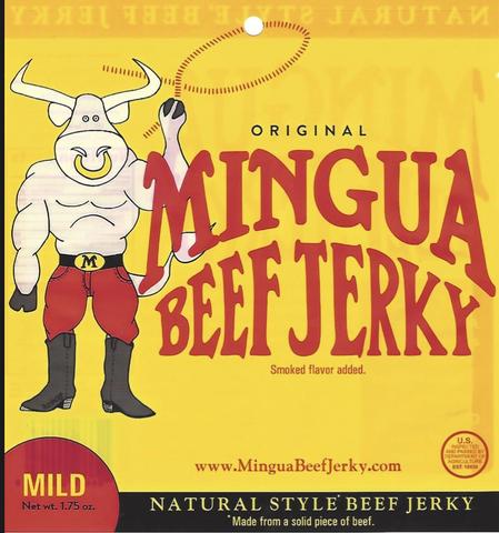 Mingua Mild Beef Jerky 3.5oz Bag