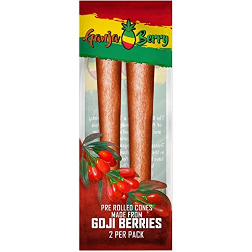 Ganja Berry Cones - Made from Goji Berries - All Natural - 2 per Pack (24 Pack)