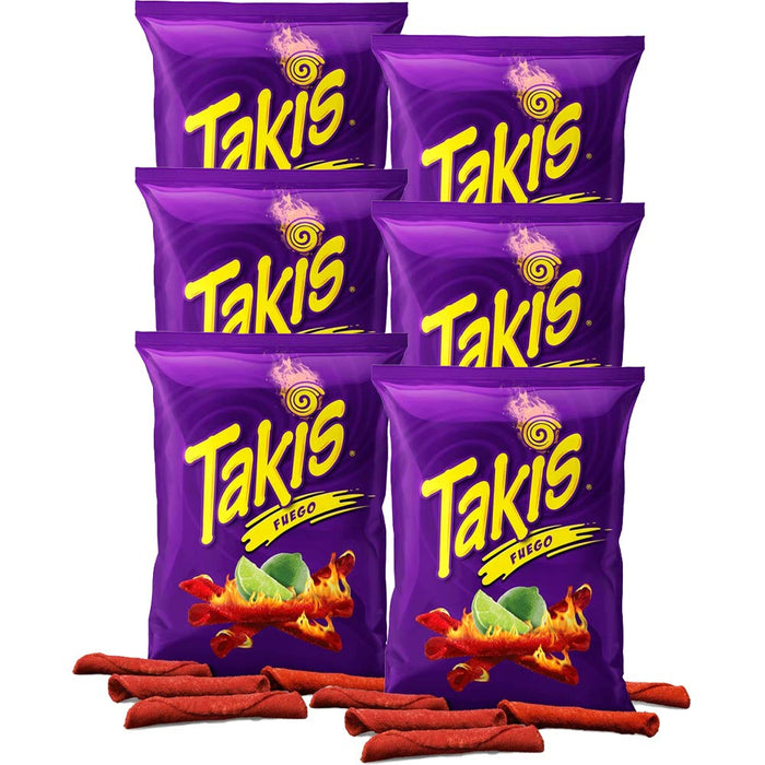 Takis Fuego Fuego Tortila Chip 4 oz 20 Per Box