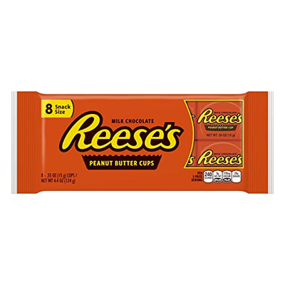REESE'S, Peanut Butter Cups Snack Size, 4.4 oz