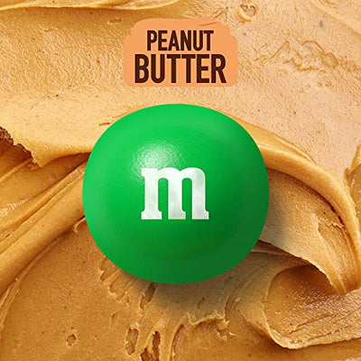 M&M'S Peanut Butter Milk Chocolate Candy, Sharing Size, 9 oz Resealable Bag