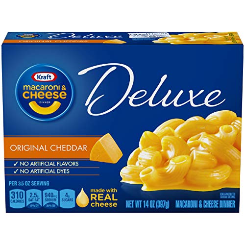 Kraft Deluxe Original Flavor Macaroni and Cheese Meal (14 oz Box)