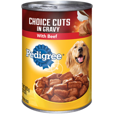 Pedigree Choice Cuts In Gravy with Beef Dog Food, 22 Oz Can