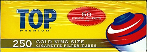 TOP Tube Gold King 250 Count (Pack of 4)