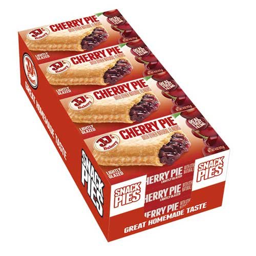 JJ's Bakery Lightly Glazed Snack Pies 4oz (Cherry)