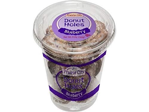 Prairie City Blueberry Donut Holes, 5 Ounce -- 12 per case.