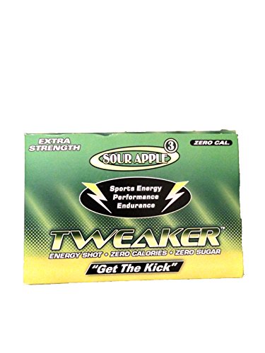 Tweaker Extreme Energy Shots Extra Strength Sour Apple (Pack of 12)