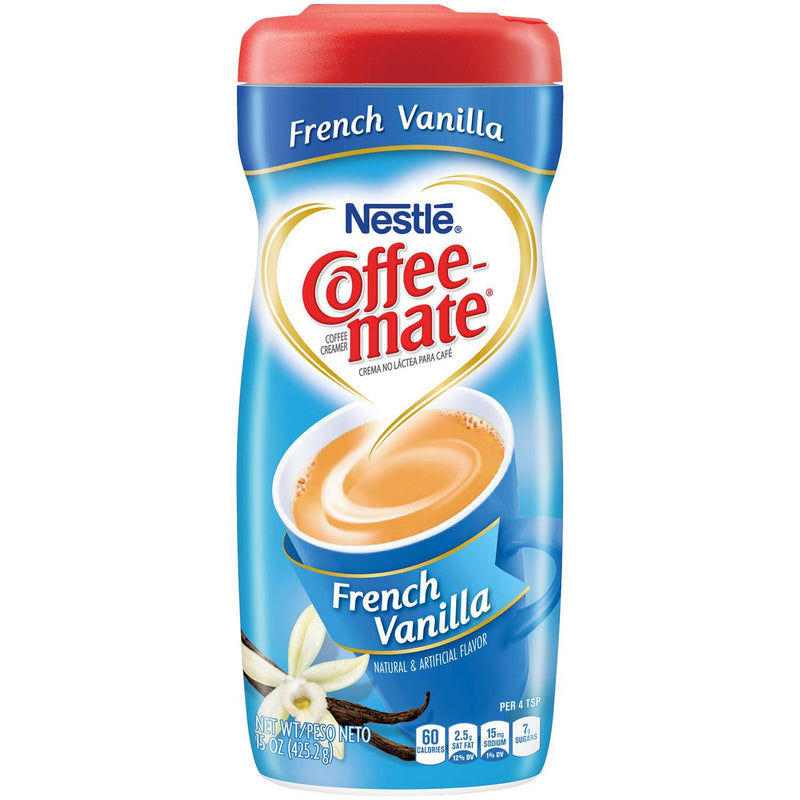 Nestle Coffee mate Coffee Creamer, French Vanilla, Powder Creamer, 15 Ounce