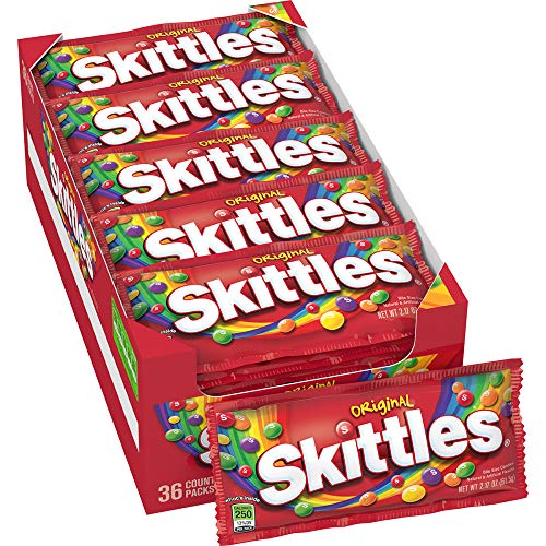 SKITTLES Original Candy, 2.17 ounce 36-Count Box