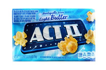 ACT II Light Butter Popcorn 18 Count