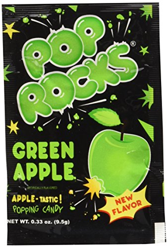 POP ROCKS Popping Candy, Apple, 24 Count