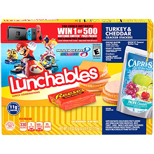 Oscar Mayer, Lunchables Lunch Combinations, Turkey & Cheddar Stackers , 8.9 oz