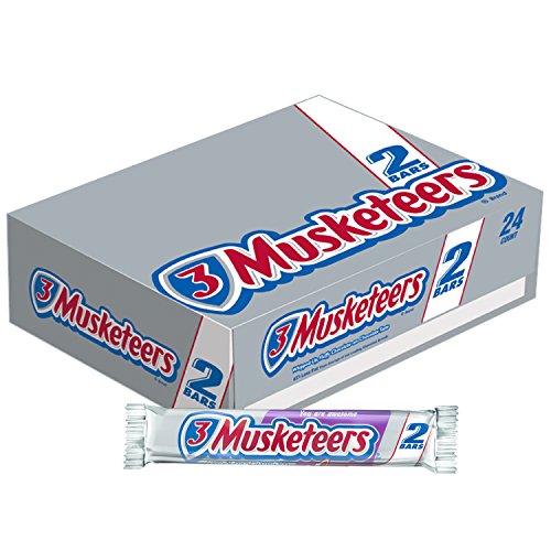 3 MUSKETEERS Chocolate Sharing Size Candy Bars 3.28-Ounce Bar 24-Count Box