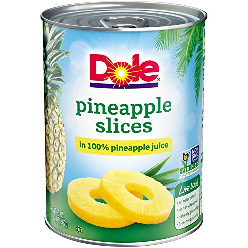 DOLE Pineapple Slices in 100% Pineapple Juice 20 oz. Can