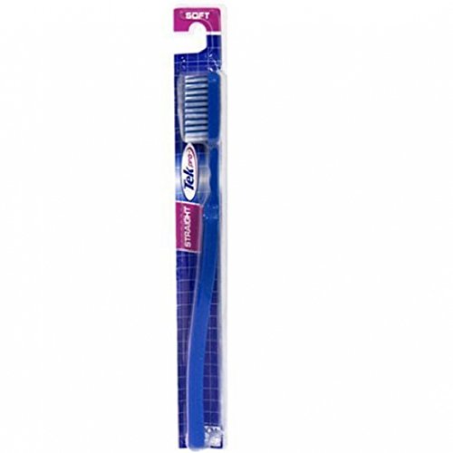 Tek Pro Toothbrush Full Head Medium Straight 1 Each Color may vary [6 pack]