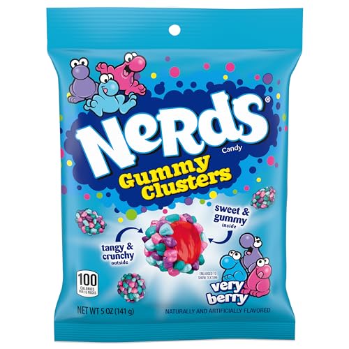 Nerds Gummy Cluster Very Berry Peg Bag 5 oz Single Bag