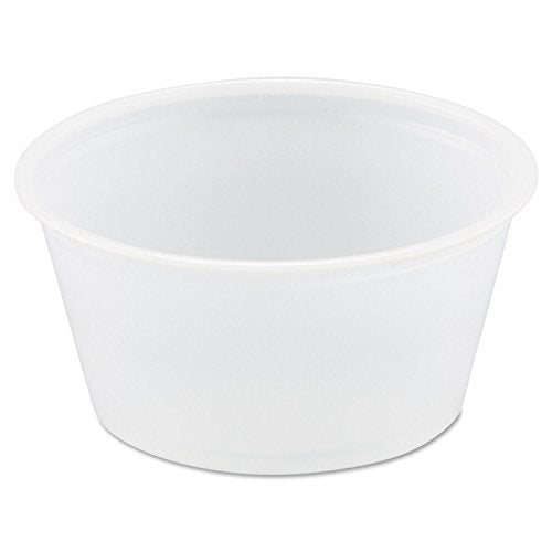 SOLO Cup Company Polystyrene Portion Cups 2oz Translucent 2500 Count Wholesale