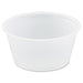 SOLO Cup Company Polystyrene Portion Cups 2oz Translucent 2500 Count Wholesale