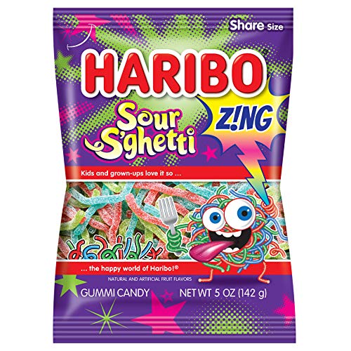 Haribo Gummi Candy, Z!NG Sour S&
