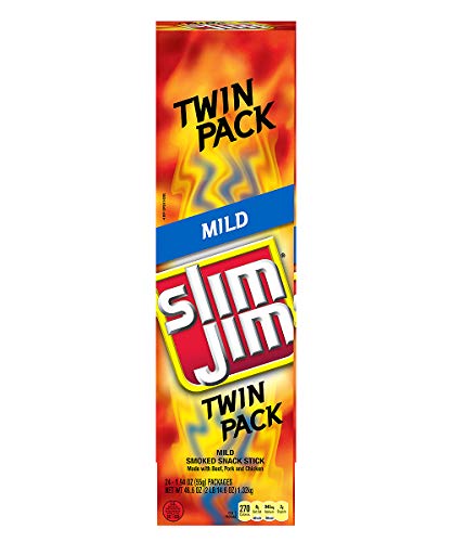 Slim Jim Giant TWIN PACK Mild Flavor 1.94 oz, 24 ct