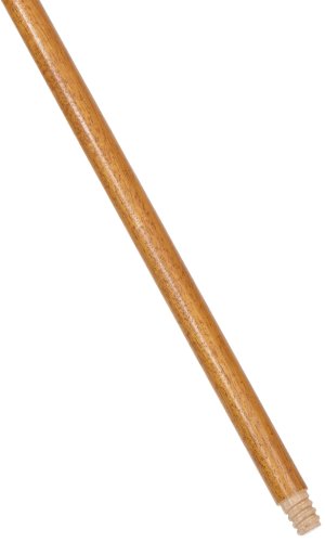 Rubbermaid Commercial FG636100LAC Lacquered Wood Handle with Threaded Tip, 60-Inch