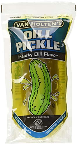 Van Holten's Jumbo Dill Pickle Individually Wrapped 12 Per Case