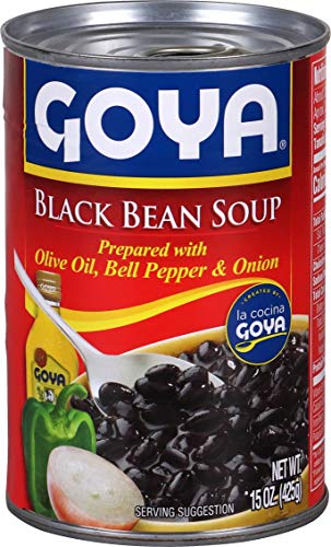 Goya Foods Black Bean Soup, 15-Ounce