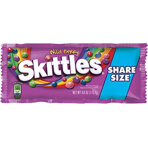 Skittles Wild Berry Candy, 4 ounce (24 Share Size Packs)