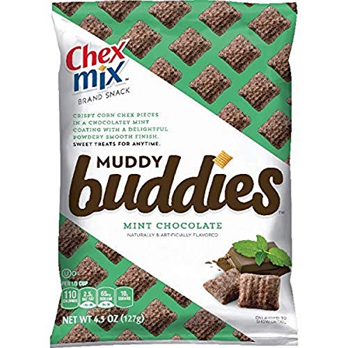 Chex Mix Muddy Buddies Mint Chocolate, 2.57 Pound (Pack of 7)