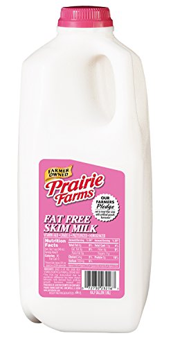 Prairie Farms, Fresh Skim Milk, Half Gallon, 64 oz