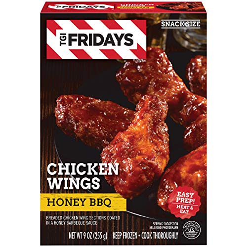 TGI Fridays Honey BBQ Chicken Wings (9 oz Box)
