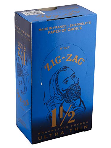 Zig Zag Ultra Thin 1 1/2" 32 Leaves Unflavored Pack of 24