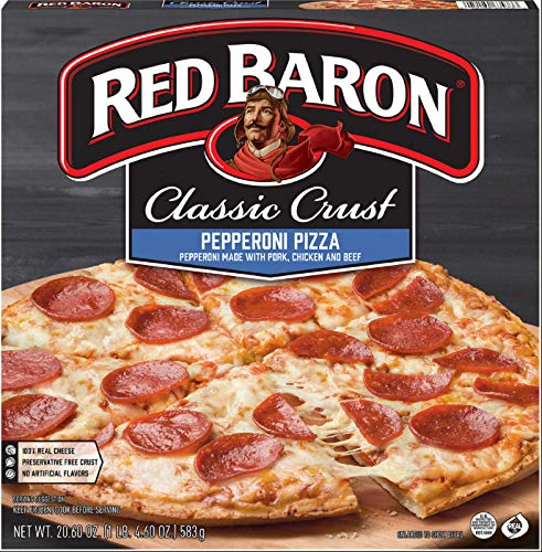 Red Baron, Classic Pepperoni Pizza, 20.60 oz (Frozen)