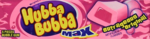 Hubba Bubba Max Outrageous Original Gum, 18 Count