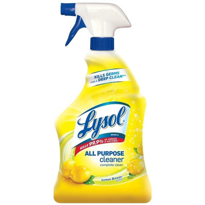 Lysol All Purpose Cleaner Spray, Lemon Breeze, 32 Fl Oz