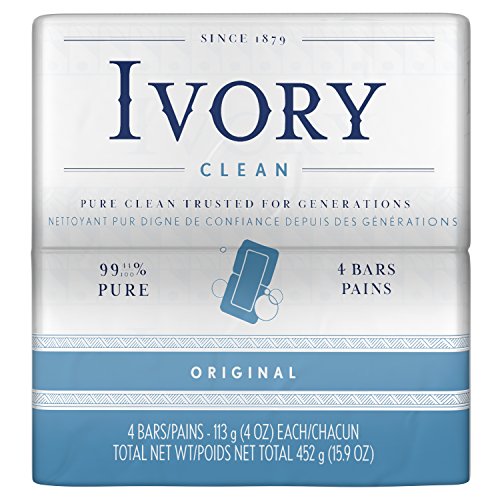 Ivory Original 4-Count: Bath Size Bars (4 Oz), 15.9 Ounce