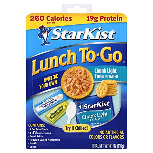 StarKist Lunch To-Go Chunk Light Pouch - Mix Your Own Tuna Salad 4.1 Ounce