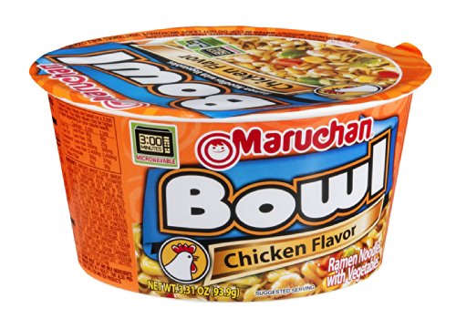 Maruchan Bowl Chicken Flavor Ramen Noodles with Vegetables 3.31 oz Bowl