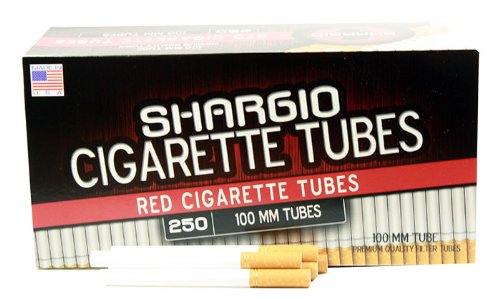 Shargio Red 100mm Filter Tubes Full Flaor 250 Count Per Box