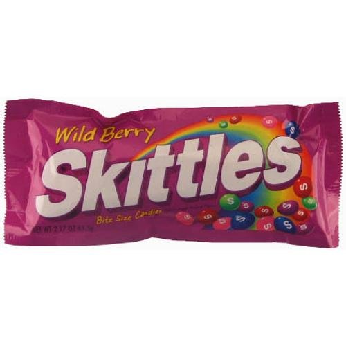 Skittles Wild Berry Fruity Chews - Case of 36