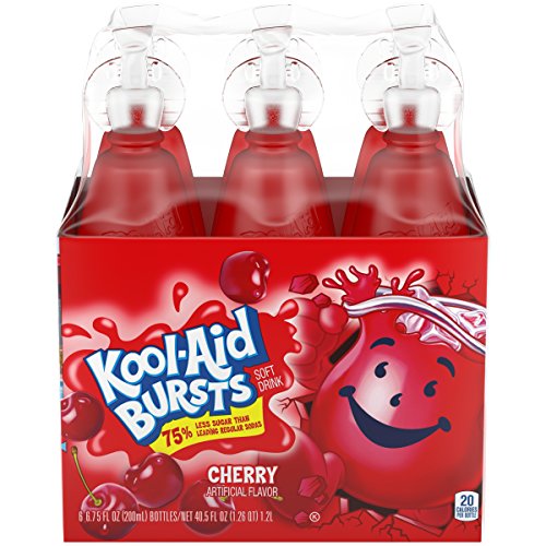 Kool-Aid Bursts Cherry Flavored Juice Drink (6 Bottles)