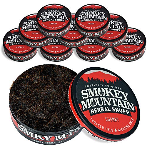 Smokey Mountain Herbal Snuff Cherry Nicotine-Free Tobacco-Free Wholesale
