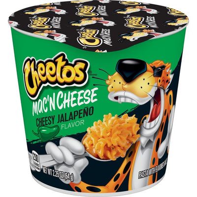 Cheetos Mac'N Cheese Pasta With Flavored Sauce Cheesy Jalapeno Flavor 2.25 Oz