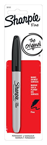 Sharpie Fine Point Permanent Marker AP Certified, Black Color, Pack of 1