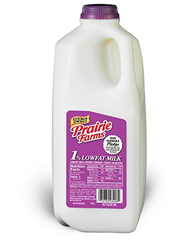 Prairie Farms, Fresh 1% Milk, Half Gallon, 64 oz
