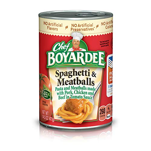 Chef Boyardee Spaghetti and Meatballs, 14.5 oz Can