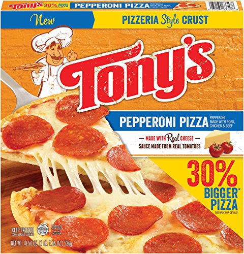 Tony's Pizzeria Style Pepperoni Pizza 18.56 oz Frozen Wholesale
