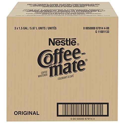Nestle Coffee-mate Coffee Creamer, Original, 192oz bulk liquid, Pack of 3